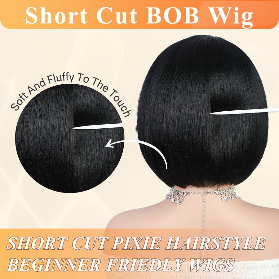 1Pc A 25.4cm Fashion Design Wig