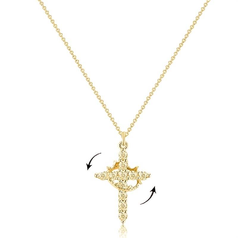 1 Piece Silvery Jesus Theme Pendant