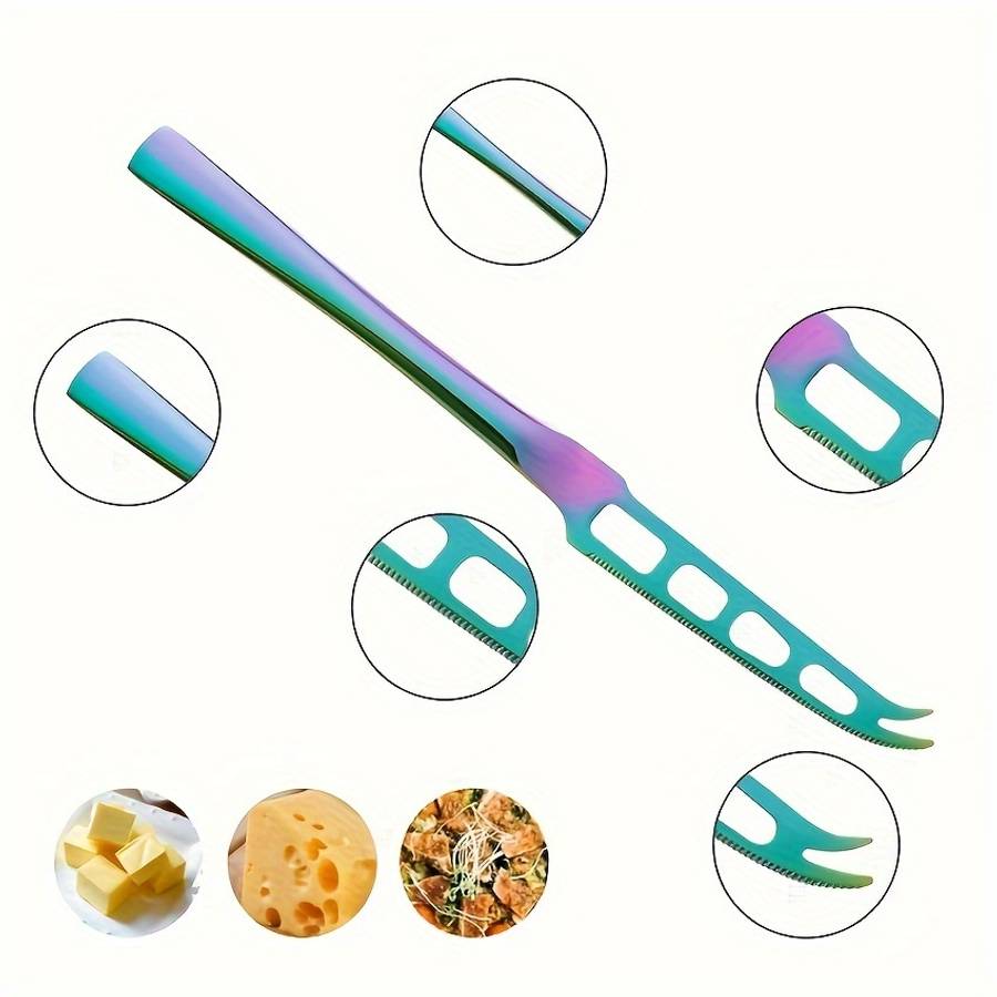 Cheese Knife Stainless Steel Cheese Slicer Butter Cutting Knife Bread Fruit Jam Kitche