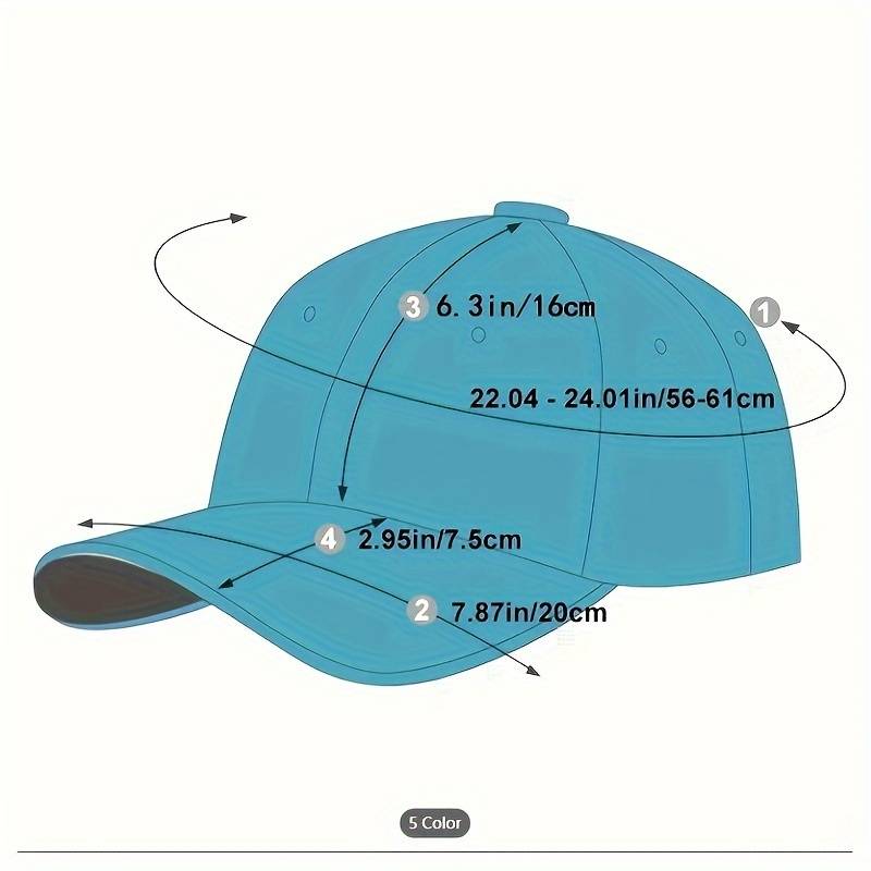 1pc Men'S Classic Embroidered Trucker Cap 100% Polyester Adjustable Dad Hat with Alphabet Pat