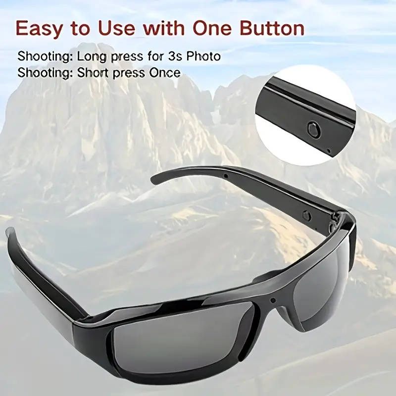 Smart Wearable Video Glasses For Sports And Meetings