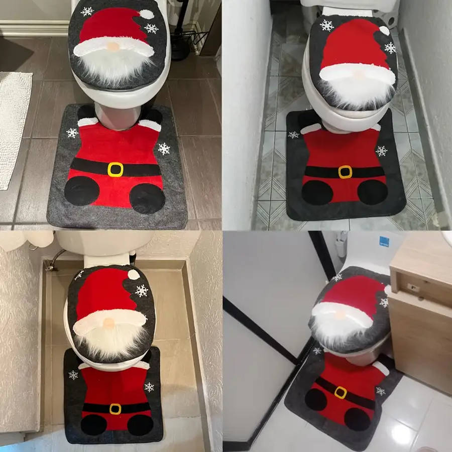Christmas Bathroom Decoration Set