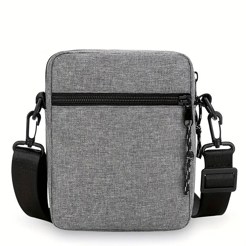 1pc Casual Mini Crossbody Bag Men's Nylon Small Shoulder Bag