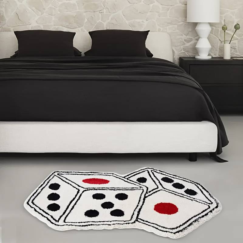 1Pc Black 23.6x35.4inch 60x90cm Floor Mat