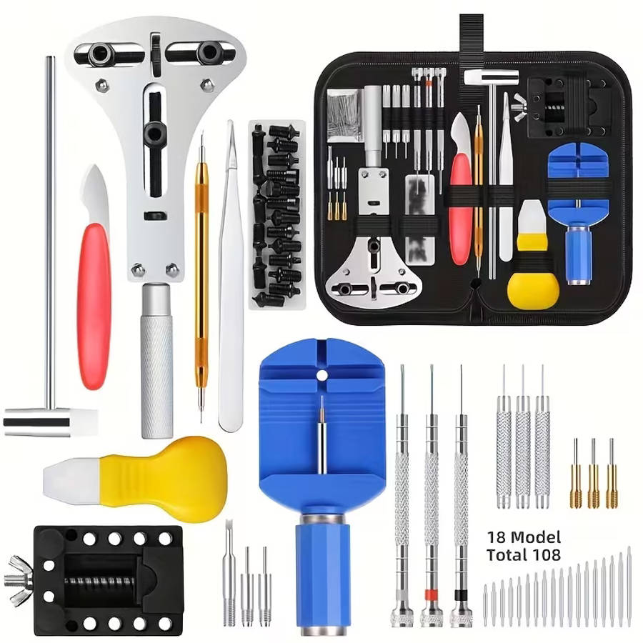 147pcs Complete Watch Repair Tool Kit