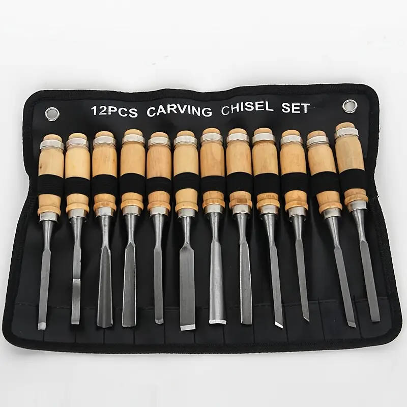 12-Piece Wood Carving Chisel Set