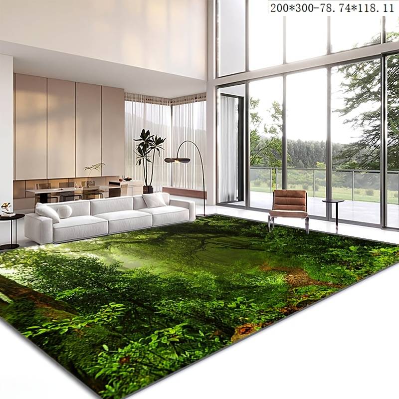 1Pc 78.7x118.1inch 200x300cm Floor Mat