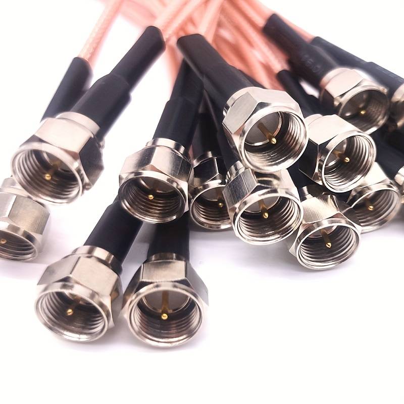 1pc 15cm 5.91inch F Type Rg316 Splitter Coaxial Cable Impedance 50ohm Tv Antenna 3 Way Splitter