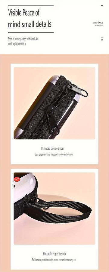 1pc New Trendy Coin Purse Record Tape Coin Purse Data Cable Headphone Storage Bag