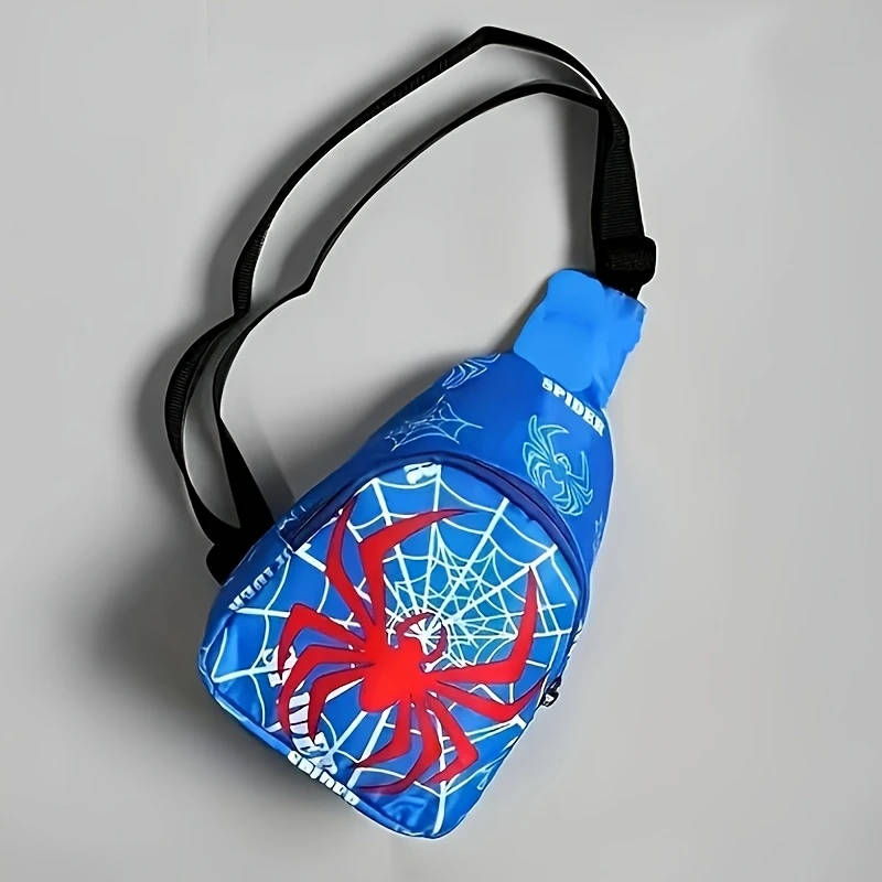 1pc Kids Mini Backpack Lightweight Fade-Resistant Crossbody Bag with Adjustable Strap Polyester Line