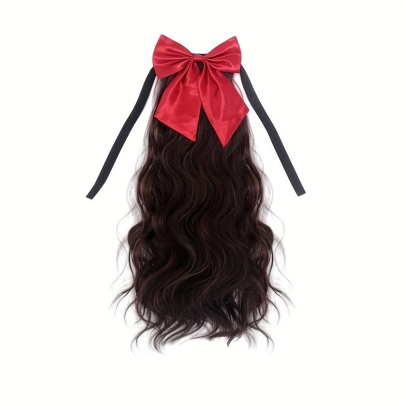 1Pc Dark Brown Fashion Design Wig