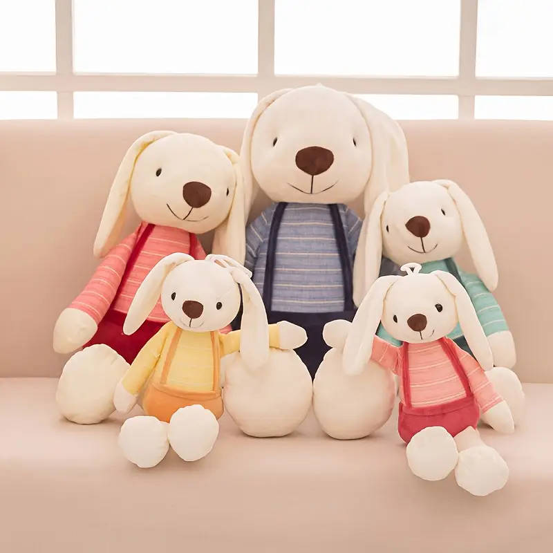 Sugar Bunny Doll Pillow Plush Toy Female Companion Children's Gift Rag Doll Blue