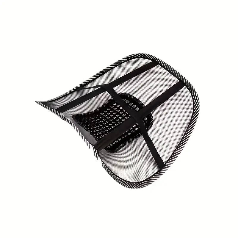 1pc Breathable Mesh Lumbar Support Pillow for Car Seats Summer Cooling Design Breathable Back Cushio
