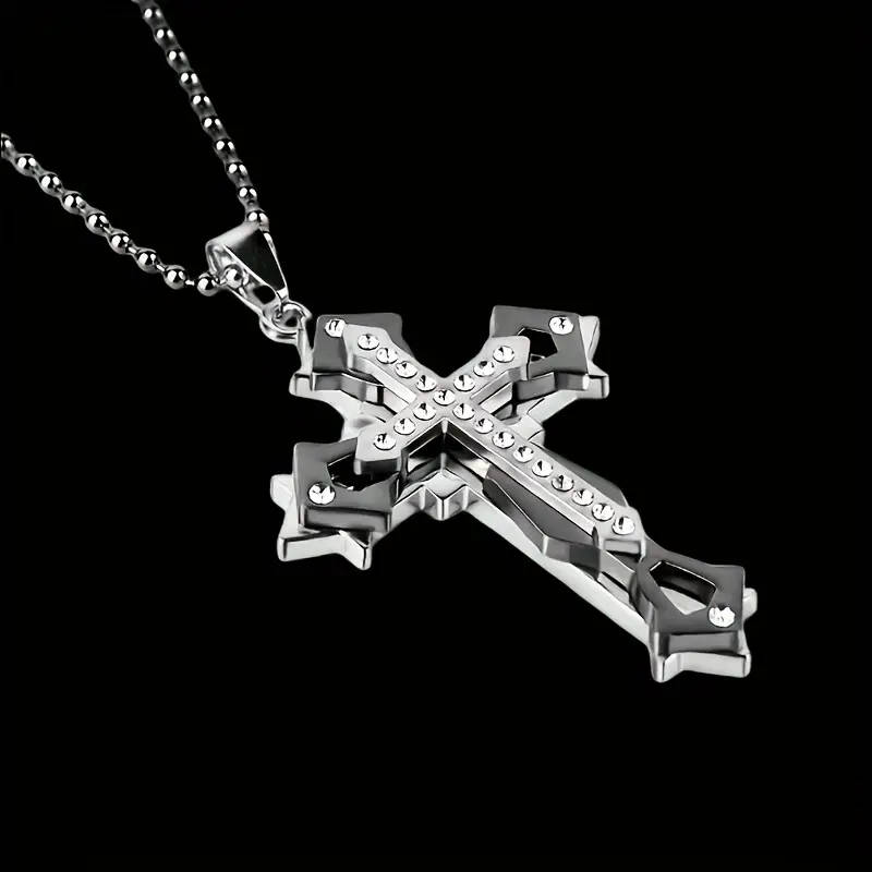 1 Exquisite Amulet Cross Pendant Necklace