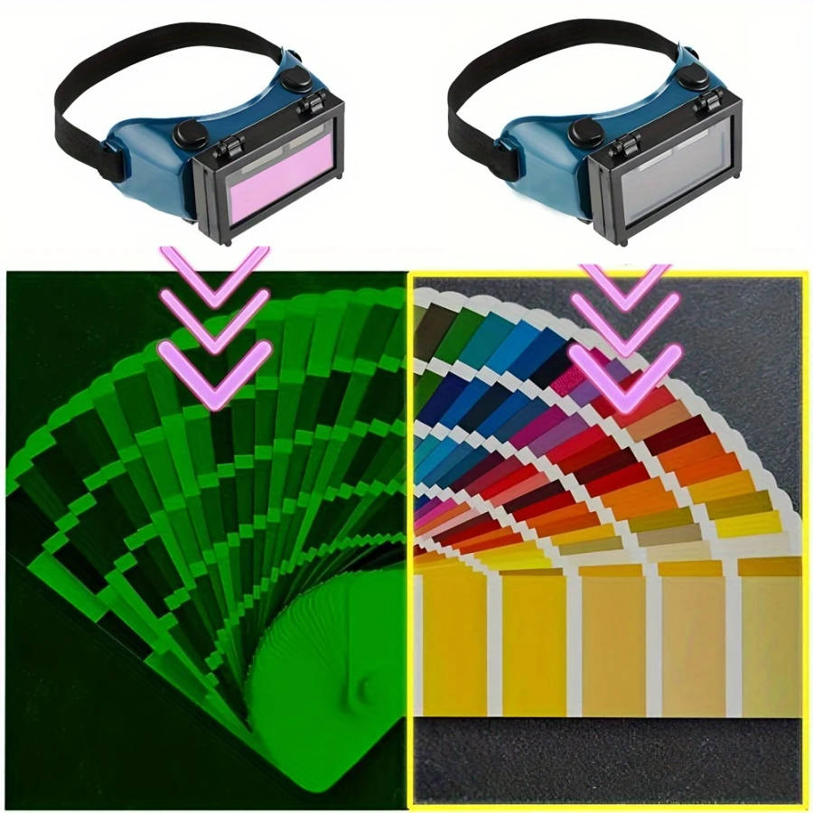 1pc Auto-Darkening Welding with Comfortable Adjustable Eye Mask for Safe Welding Grinding