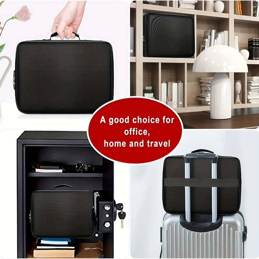 Lockable Document Bag With Money Pocket