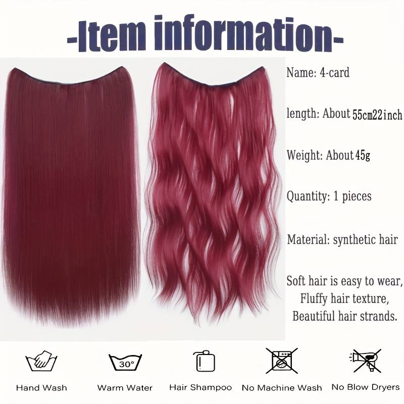 1Pc Flax Golden 55.88cm Fashion Design Wig