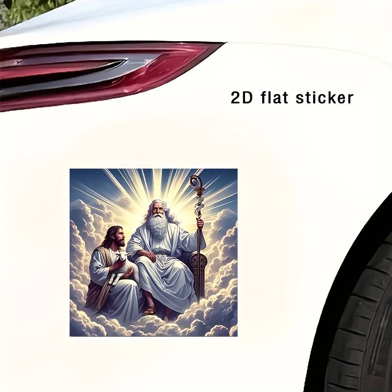 1pc 15.24cm Jesus Christian Themed Stickers