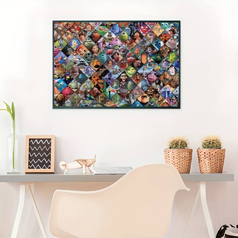 1000pcs Disney Puzzle 75.01 x 50.01 cm Wood Material Mixed Color for Adult Party