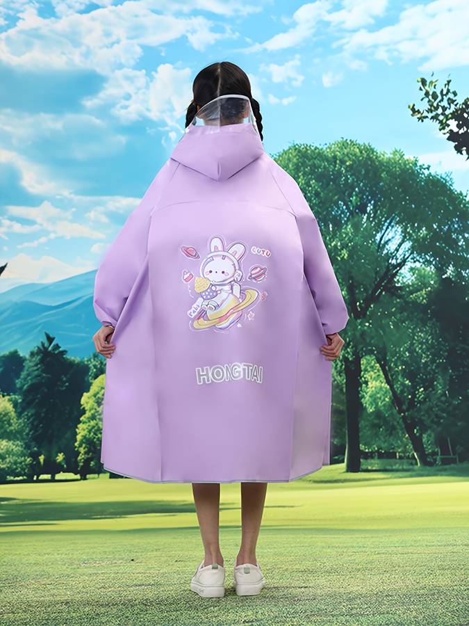 Raincoat Dark Violet Size 1112Y