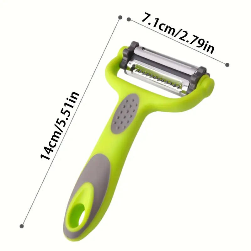 1pcs 3in1 Rotary Peeler Fruit Vegetables Cabbage Graters Salad Carrot Potato Slicer Kitchen Multifun