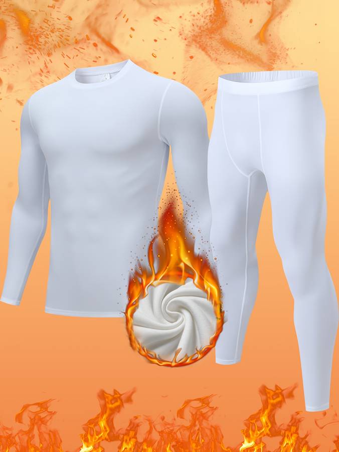 Thermal Underwear Color White Sizes