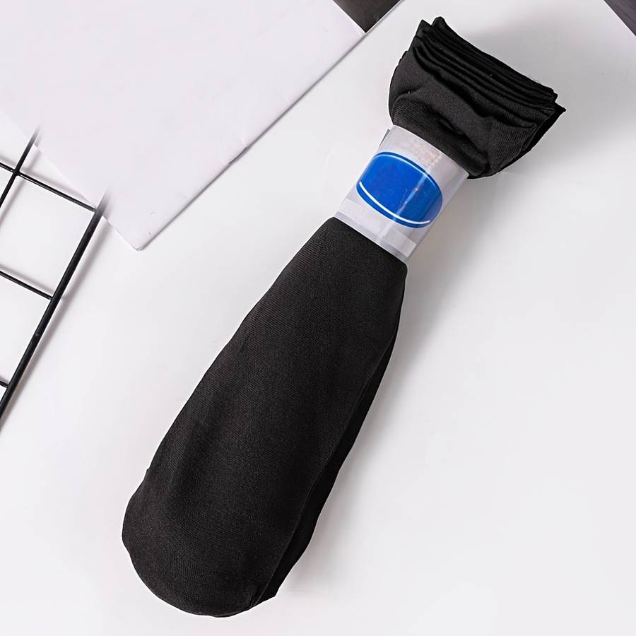 10 Pairs Blue One Size High Elastic Socks
