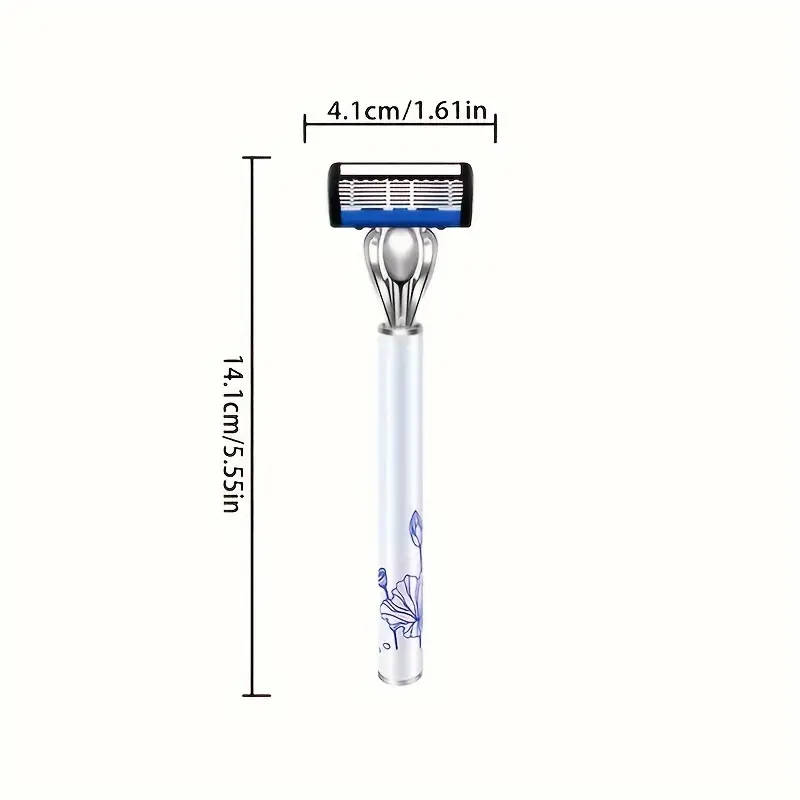 Set of 90 blades 2 handles multi-PC Men's safety shaver suitable for Men's shaving Women's manual ha
