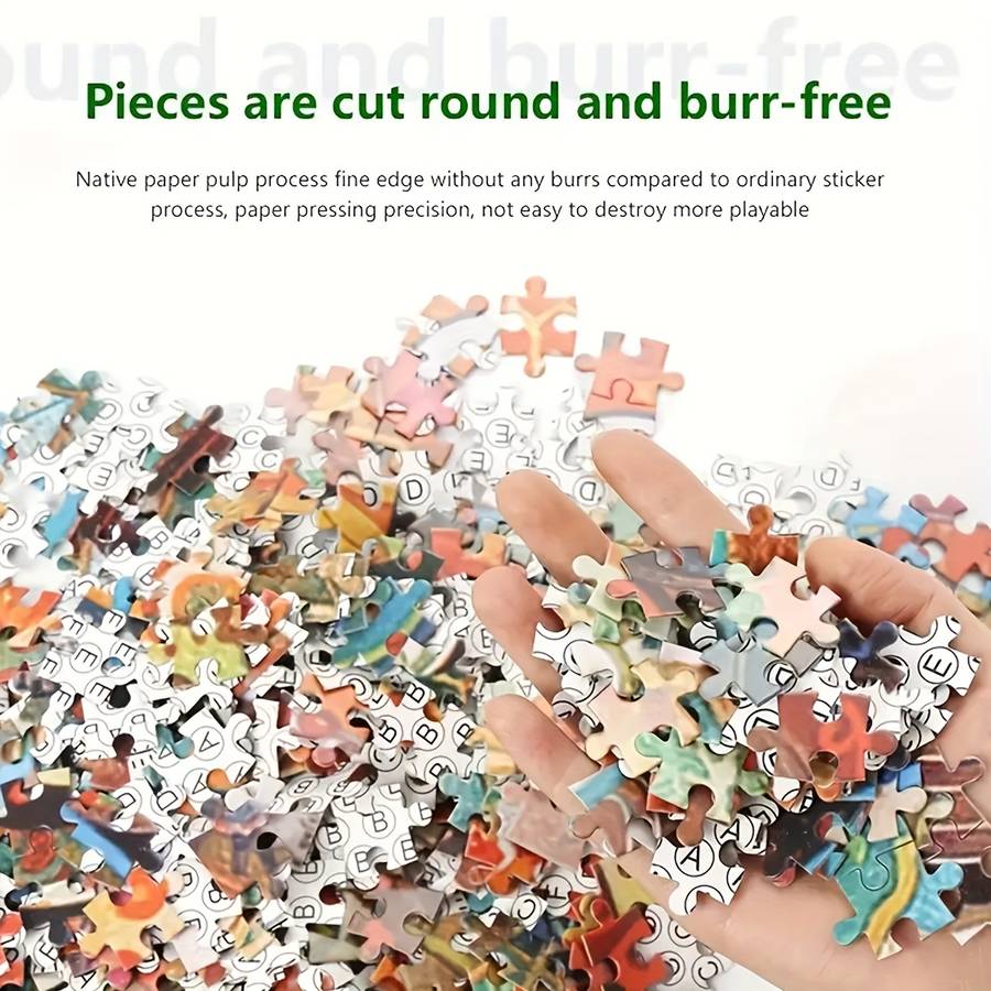 1000pcs Underwater World Jigsaw Puzzle for Adults Relax Home Decor Vibrant Marin