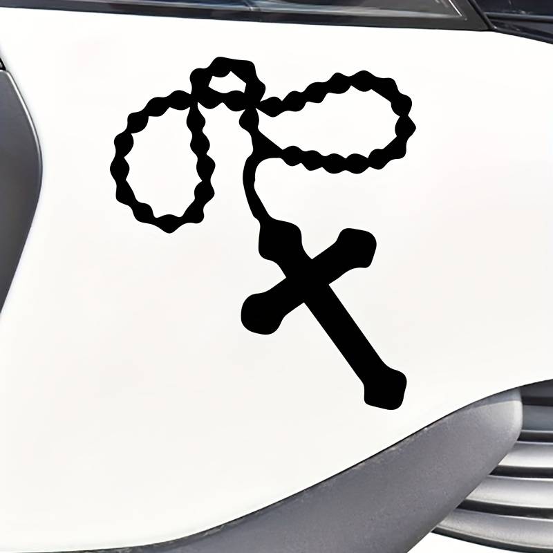1pc Jesus Cross 17.3X20CM Jesus Christian Themed Stickers