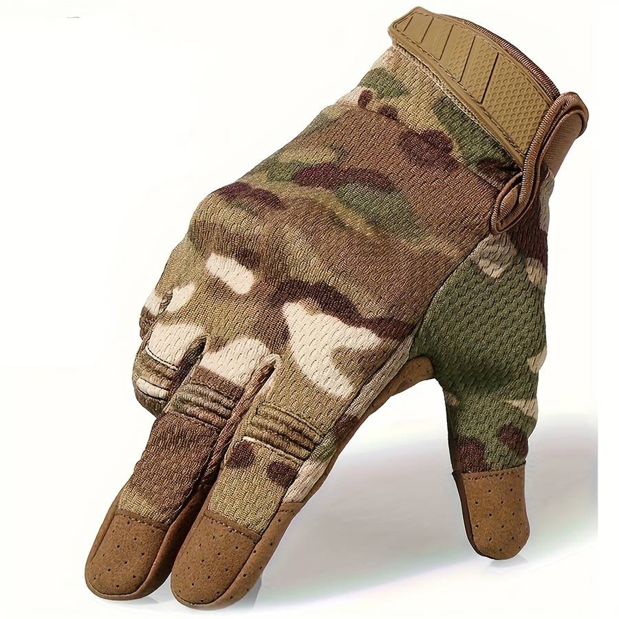 1 Pair Khaki Size M Warm Gloves