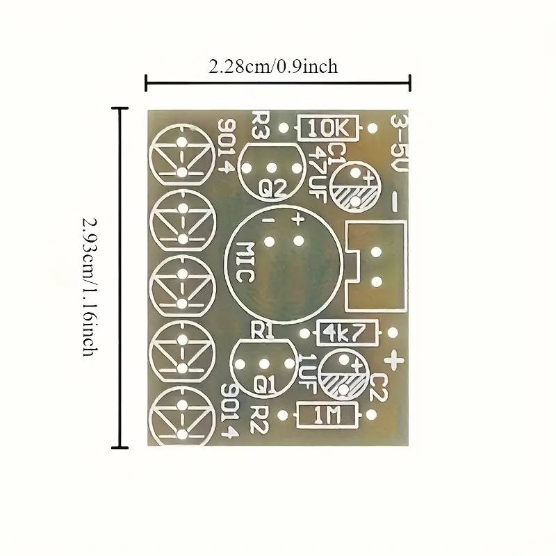 1pc DIY Sound-Controlled LED Melody Light Module