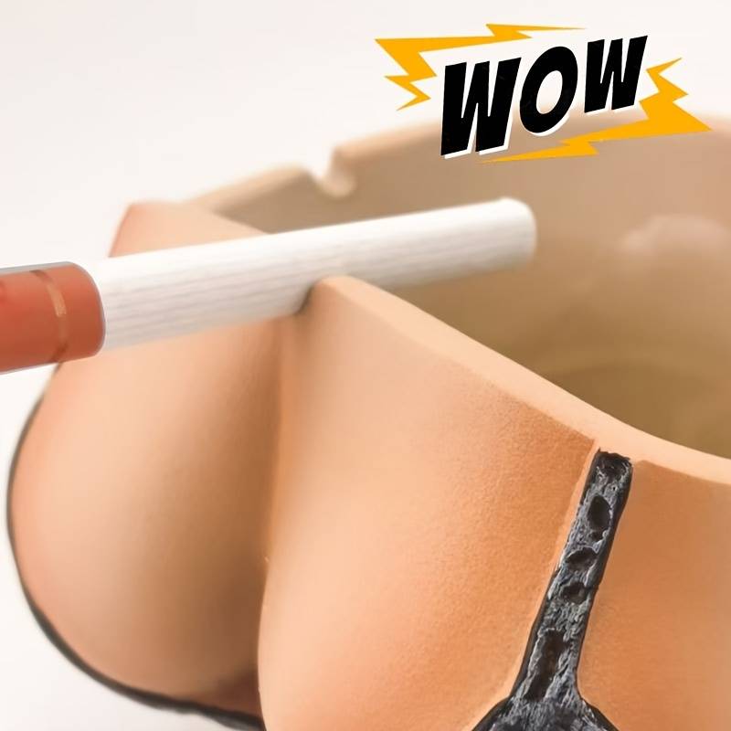 1pc Fashionable ceramic ashtray a stylish indoor ornament a desktop decoration and a trendy