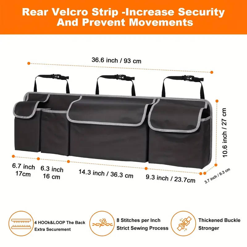 Car Trunk Organizer And Storage