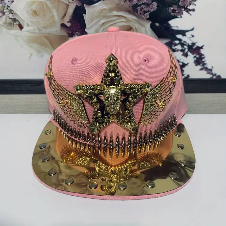 Hip-Hop Punk Rivet Baseball Cap