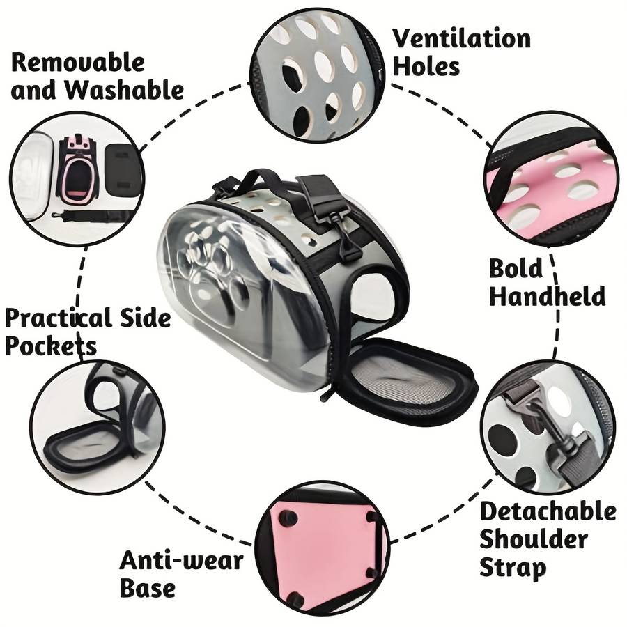 1pc PinkModel Small Pet Bag