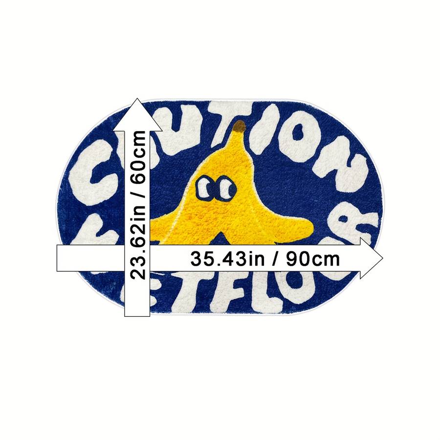 1Pc Blue 15.75x23.62inch 40x60cm Floor Mat