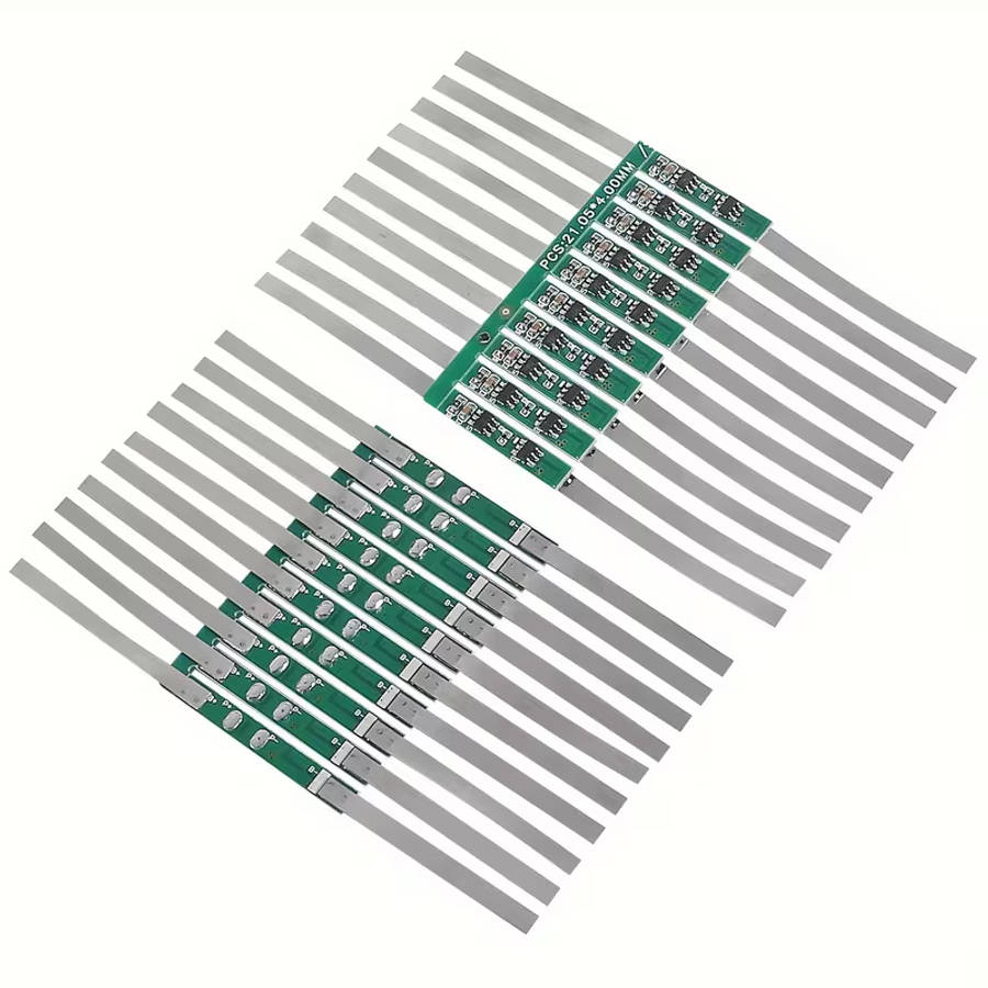 10 20pcs 1s 3 7v 3a 5 6a lithium   bms pcm battery protection board pcm with strap suitable for 18650 lithium ion batteries Product details 8