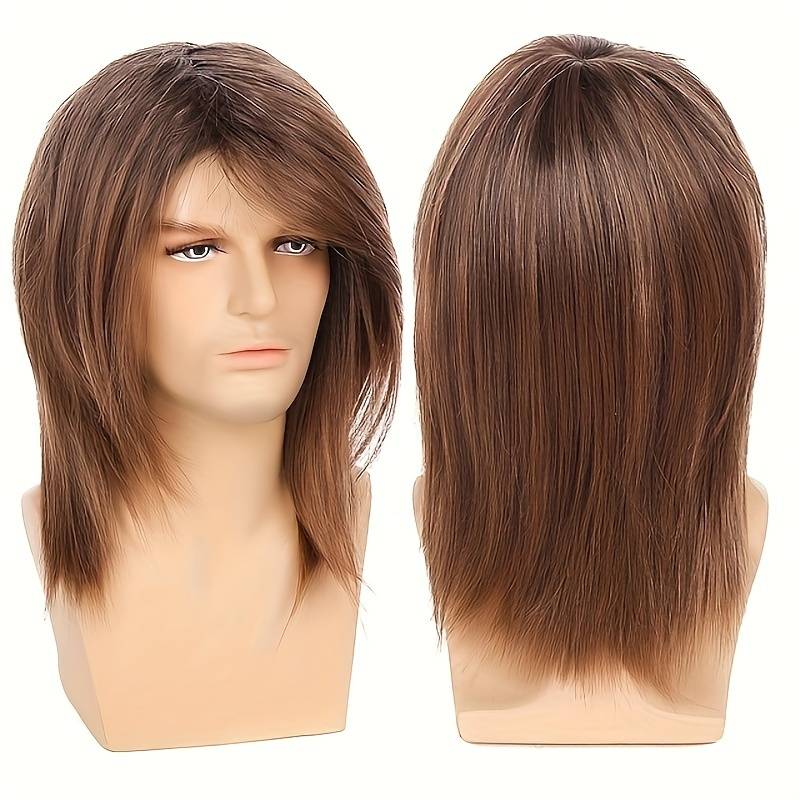 1Pc Natural Color 35.56cm Fashion Design Wig