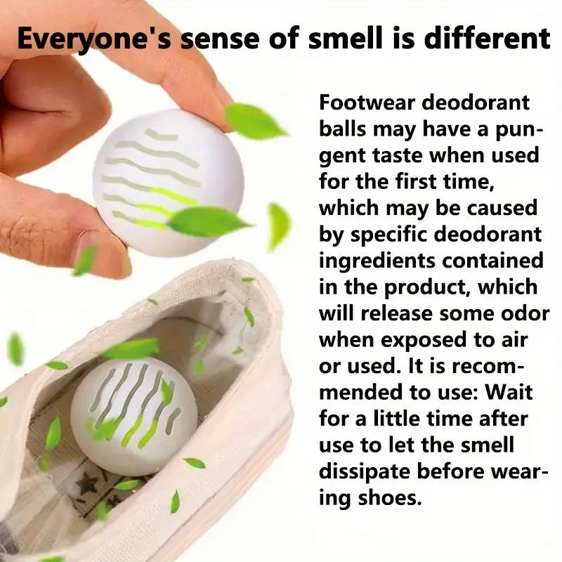 6pcs Deodorizer Freshener Balls Footwear Scent Shoe Closet Fresh Balls