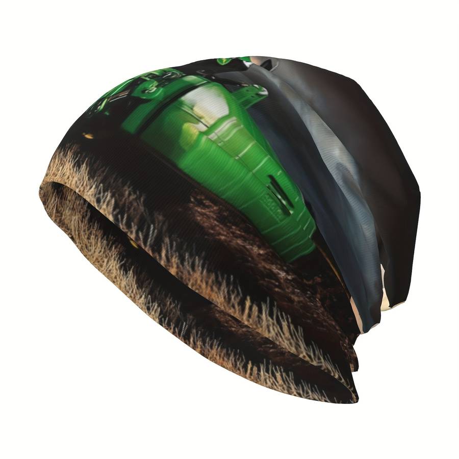 1pc Unisex 3D Truck Thin Beanies Caps Brimless Hat For Outdoor Activity Ideal Choice For Gift