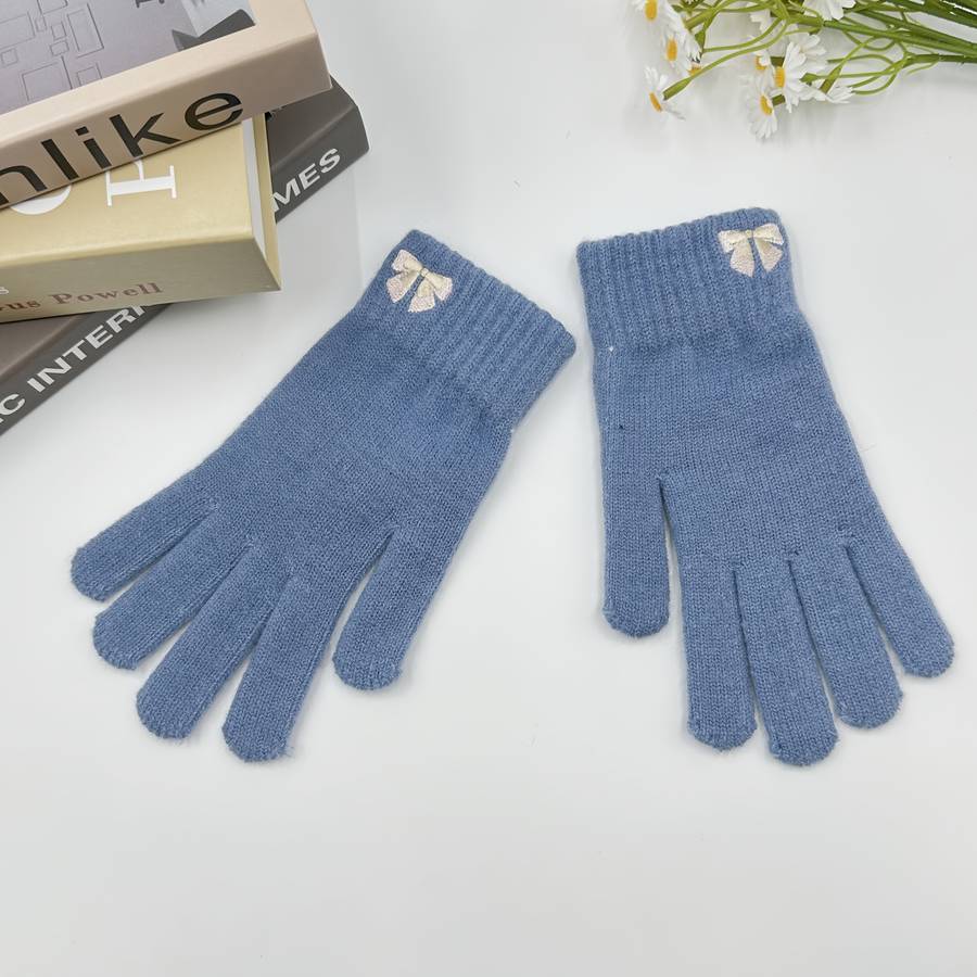 1 Pair Taro Purple Warm Gloves