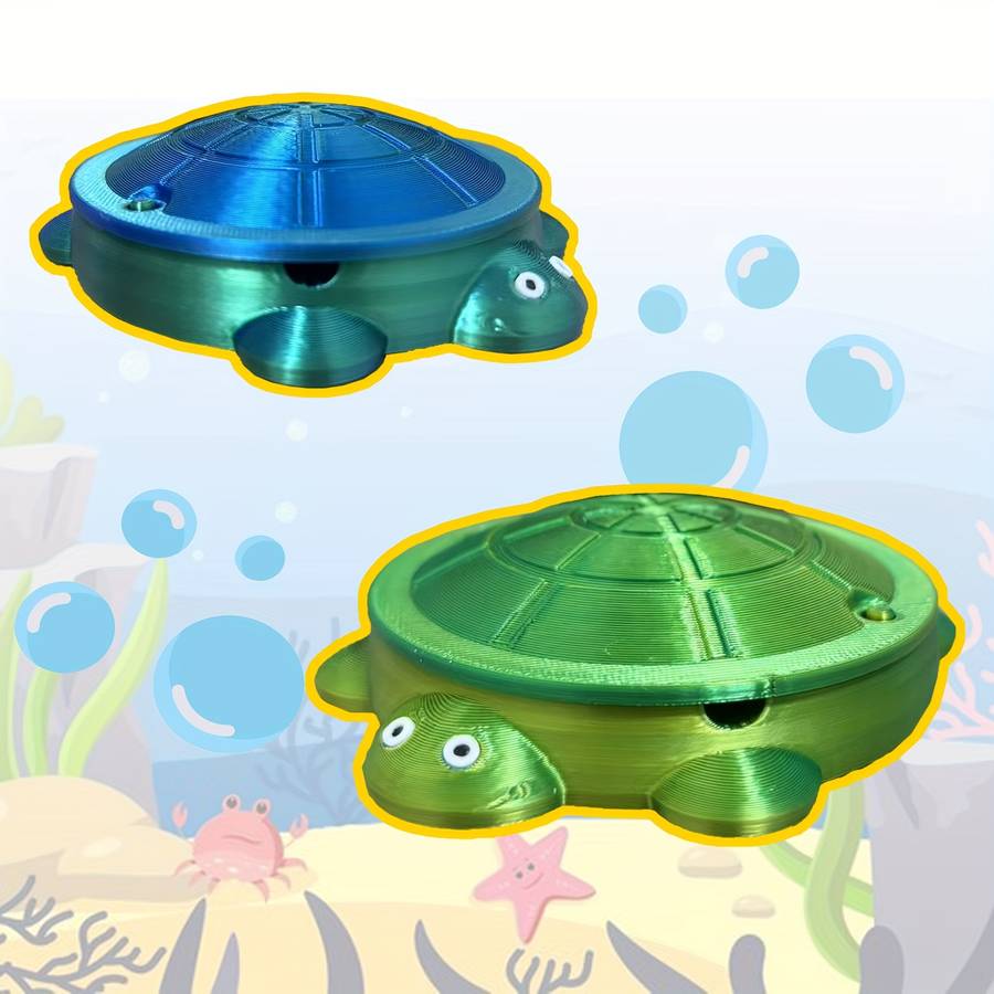 1pc Cute Turtle Shaped Ashtray Contemporary Style Plastic Material Alien Design No Need for Pow
