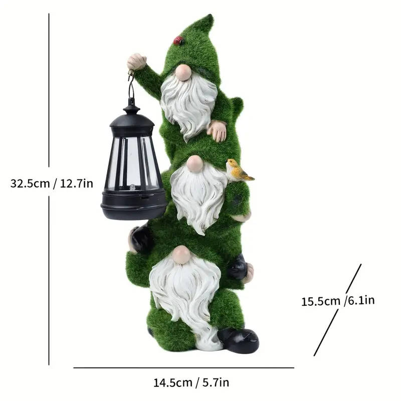 1 x Solar Garden Goblin Lantern