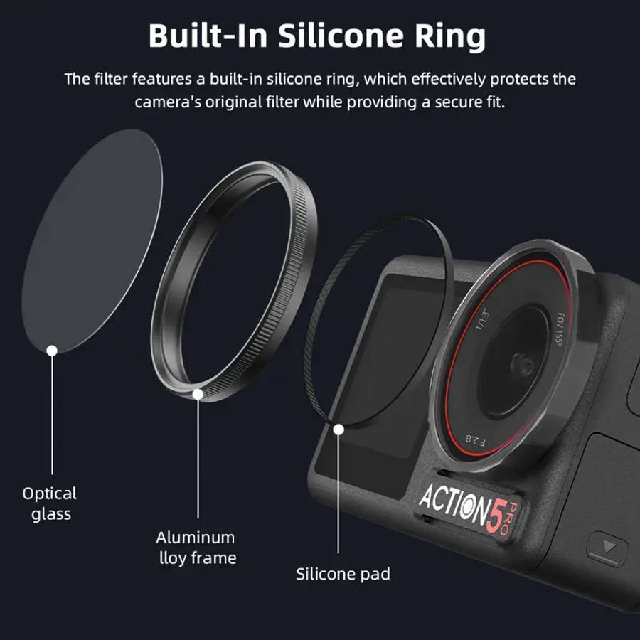 optical glass camera filter set for 3 4 uv protection cpl polarizer nd reducer waterproof scratch resistant multi layer coating details 3