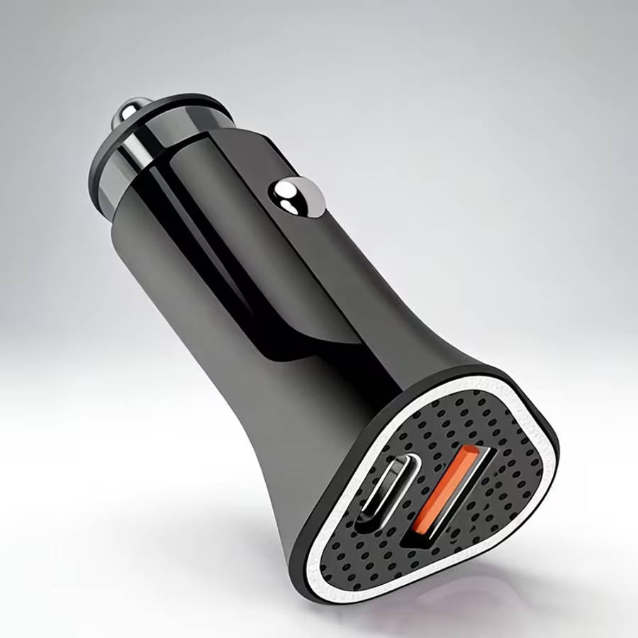 3.1A Fast Charging Dual Port USB Charger Car Cigarette Lighter Adapter