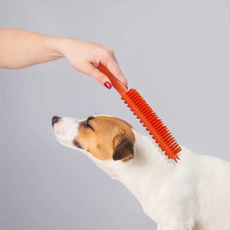 1pc Orange Pet Comb