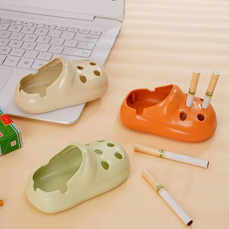 Bohemian-Style Resin Clog Ashtray