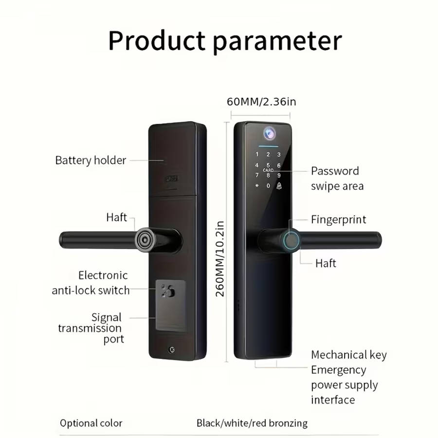Smart WIFI Door Lock Tuya App