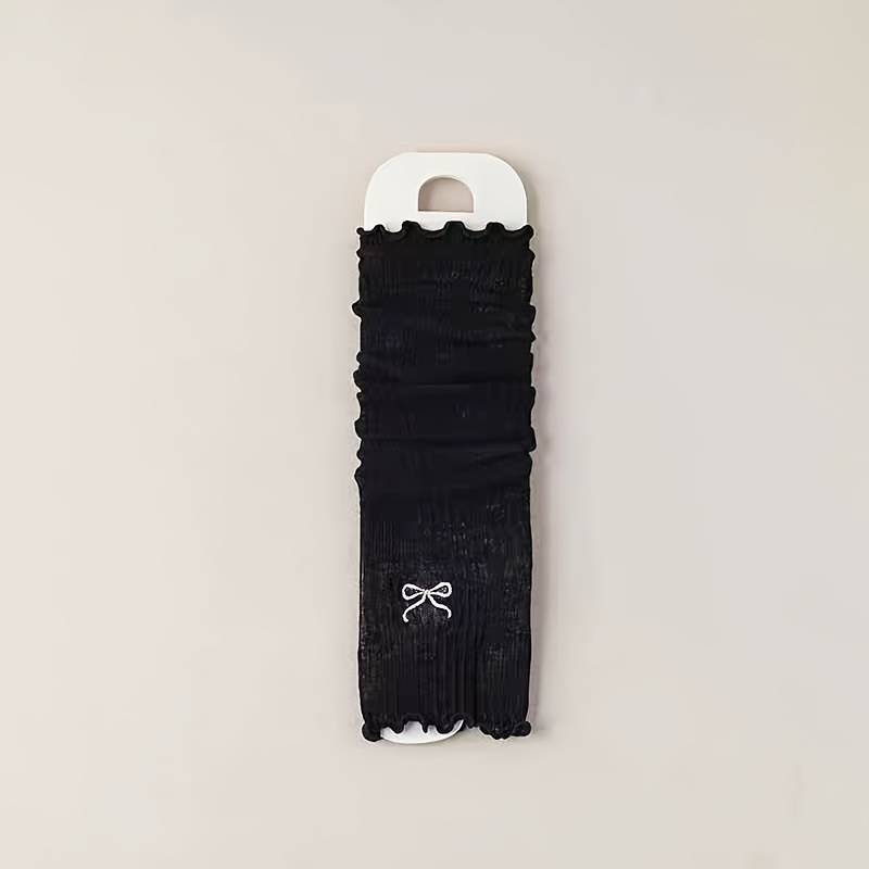 1 Pair Black Warm Gloves